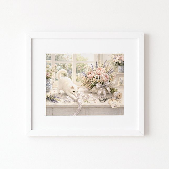 Affiche L'impression d'art aquarelle Le Voleur de Ruban (Créateur téléchargé)