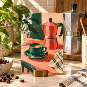Affiche L'Impression d'Art Espresso Vert
