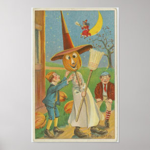 Affiche L'impression d'art vintage Witch