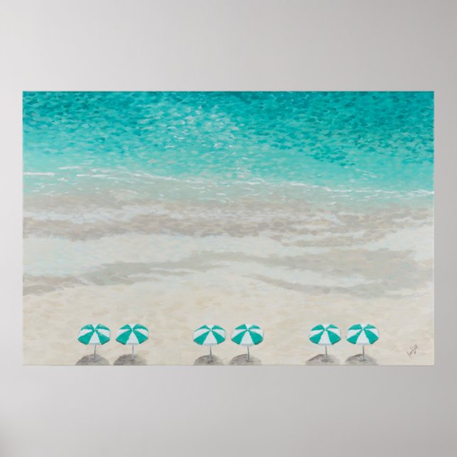 Affiche L'impression de l'affiche de vacances - par Just D (Devant)