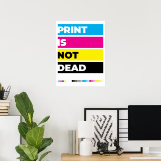 Affiche "L'impression n'est pas morte"