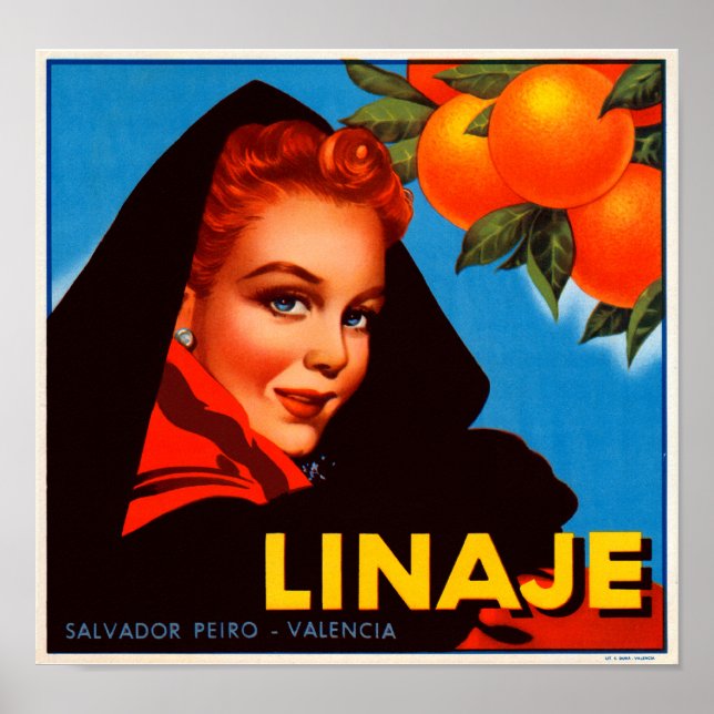 Affiche Linaje Citrus (Devant)