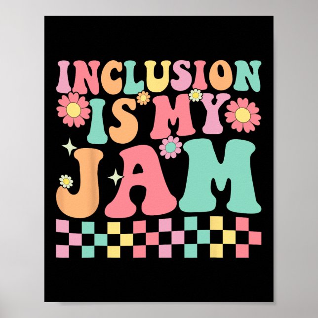 Affiche L'inclusion de la neurodiversité est mon truc spéc (Devant)