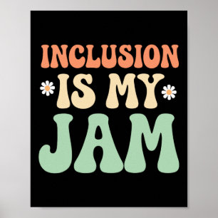 Affiche L'inclusion est ma Sensibilisation sur l'autisme d
