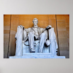 Affiche Lincoln Memorial Statue, Washington D.C.