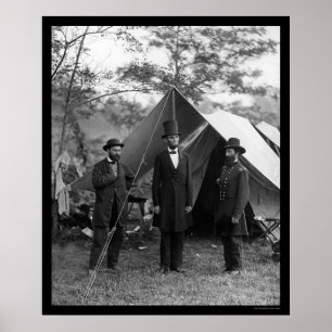 Affiche Lincoln, Pinkerton et McClernand 1862
