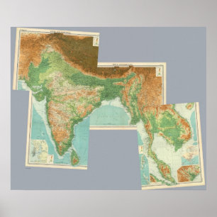 Affiche L'Inde composée