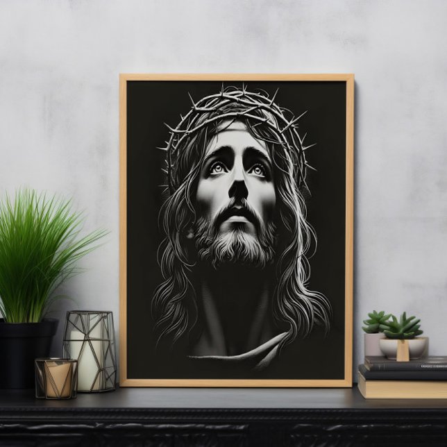 Affiche L'indéfectible sauveur de Jésus-Christ (Créateur téléchargé)