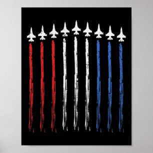 Affiche L'indépendance américaine du drapeau 4 juillet pat