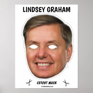 Affiche LINDSEY GRAHAM Halloween Mask