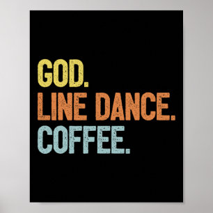 Affiche Line Dancer Dit Line Dance