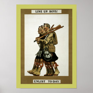 Affiche Line Up Boys (border)