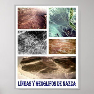 Affiche Líneas y Geoglifos De Nazca - Pérou