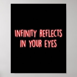 Affiche L'infini se reflète dans vos yeux Pleine conscienc