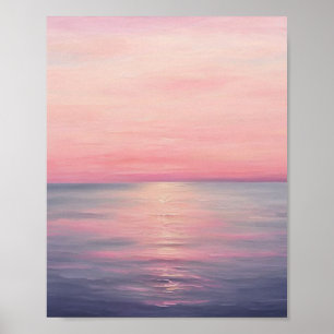 Affiche L'infini silence d'un horizon de quartz rose sur S