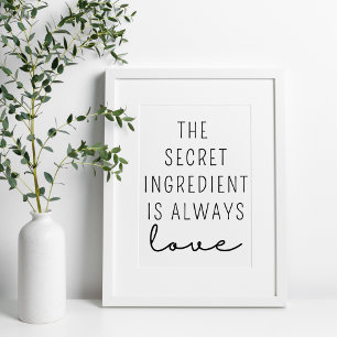 Affiche L'ingrédient secret est toujours amour