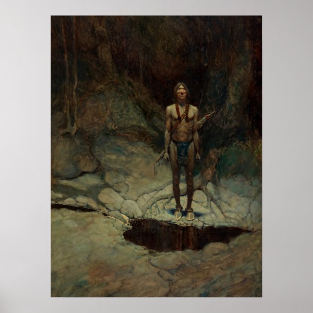 Affiche L'inhumation silencieuse de Newell Convers Wyeth (Devant)