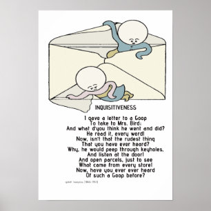 Affiche L'inquisitivité - Les gouttes