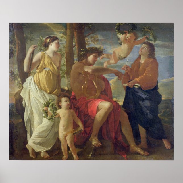 Affiche L'inspiration du poète (Devant)