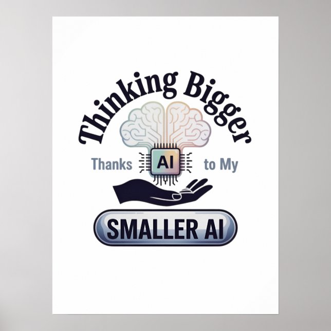 Affiche L'intelligence artificielle Penser un Humour plus  (Devant)