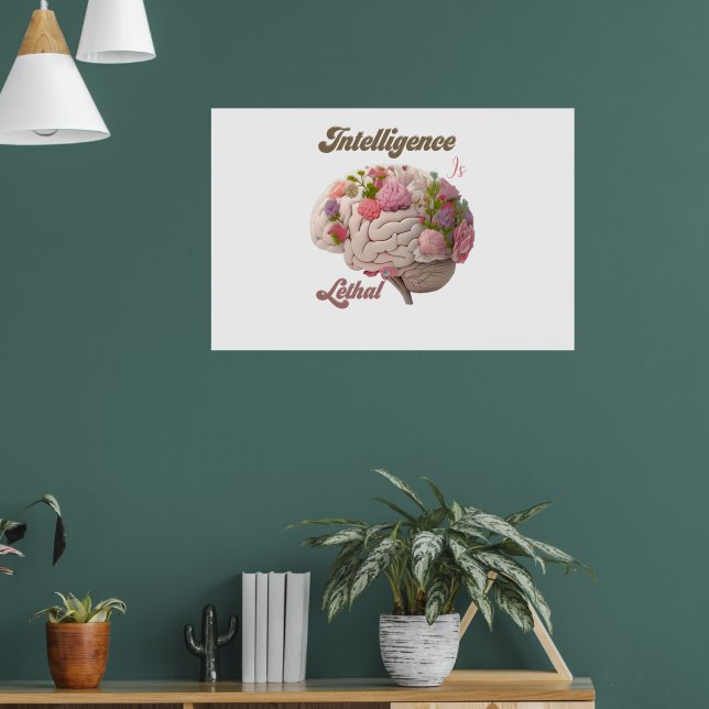 Affiche L'intelligence est mortelle (Salon 1)
