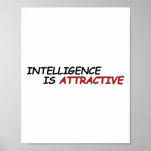 Affiche L'Intelligence Est Un Sticker Attrayant