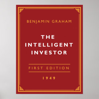 Affiche L'investisseur intelligent - Benjamin Graham