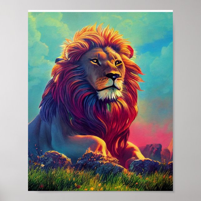 Affiche Lion (Devant)