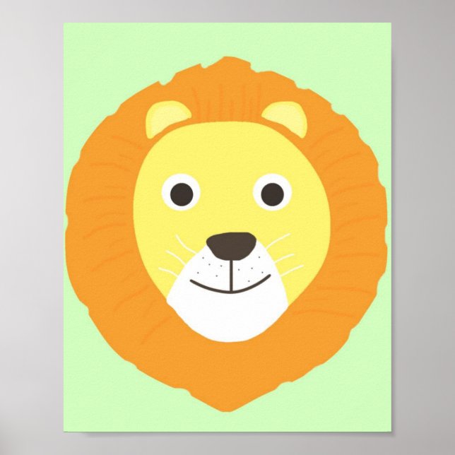 Affiche lion (Devant)