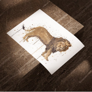 Affiche Lion