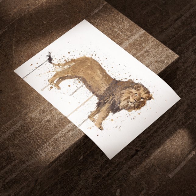 Affiche Lion (Créateur téléchargé)