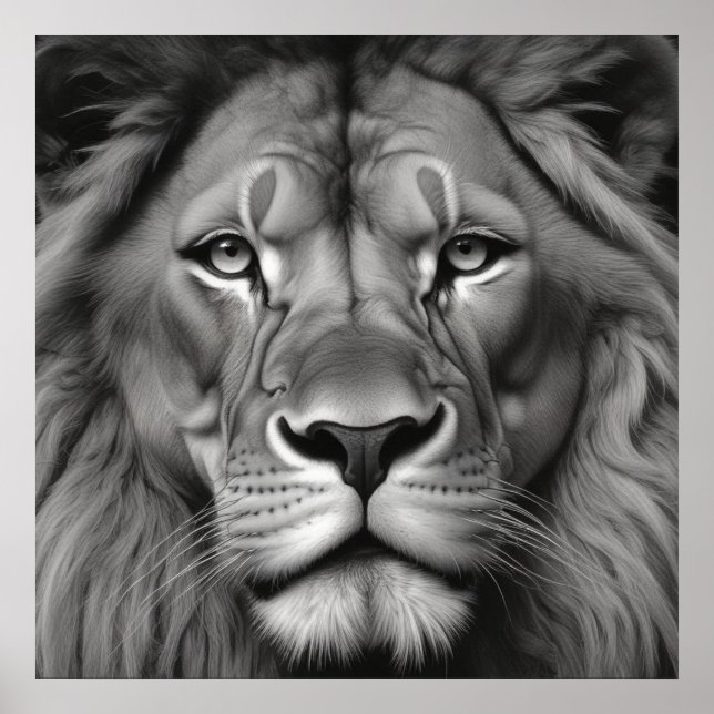 Affiche Lion (Devant)