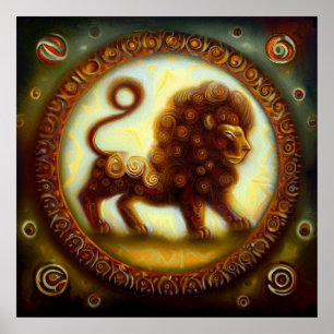 Affiche Lion 12