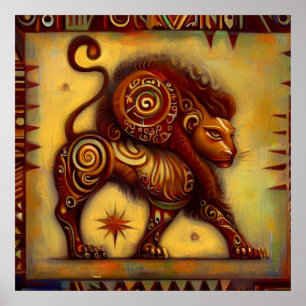 Affiche Lion 5