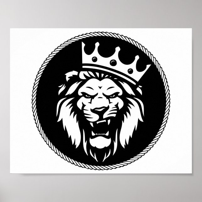 Affiche Lion Crown (Devant)