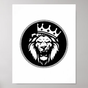Affiche Lion crown roar