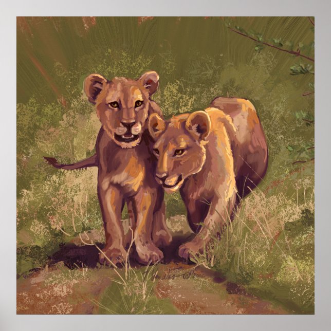 Affiche Lion Cubs (Devant)
