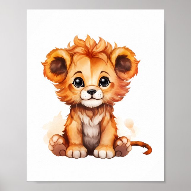 Affiche Lion Cub's Delight Nursery Kids (Devant)