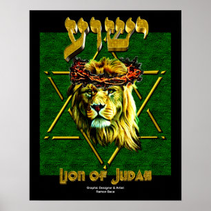 Affiche Lion d'affiche de Judah