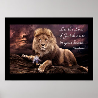 Affiche Lion de Juda Apocalypse 5:5