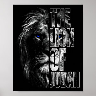 Affiche Lion de Juda Jésus Foi Chrétienne Sur La Peur Prem