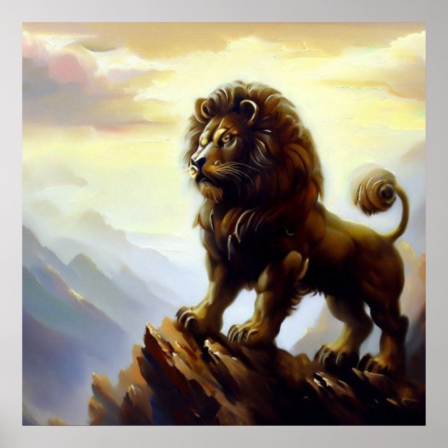 Affiche Lion Foo Chinois (28) (Devant)