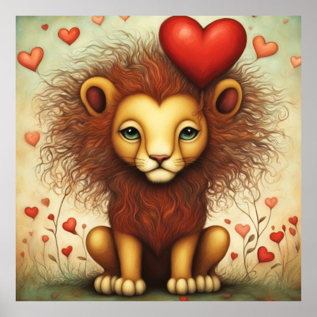 Affiche Lion Love 1 (Devant)