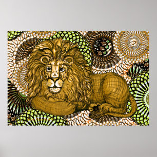 Affiche Lion meneur