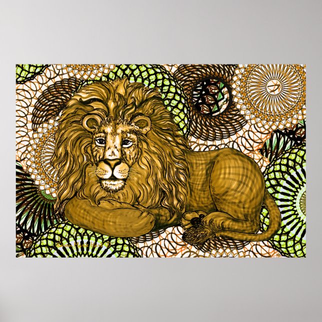 Affiche Lion meneur (Devant)