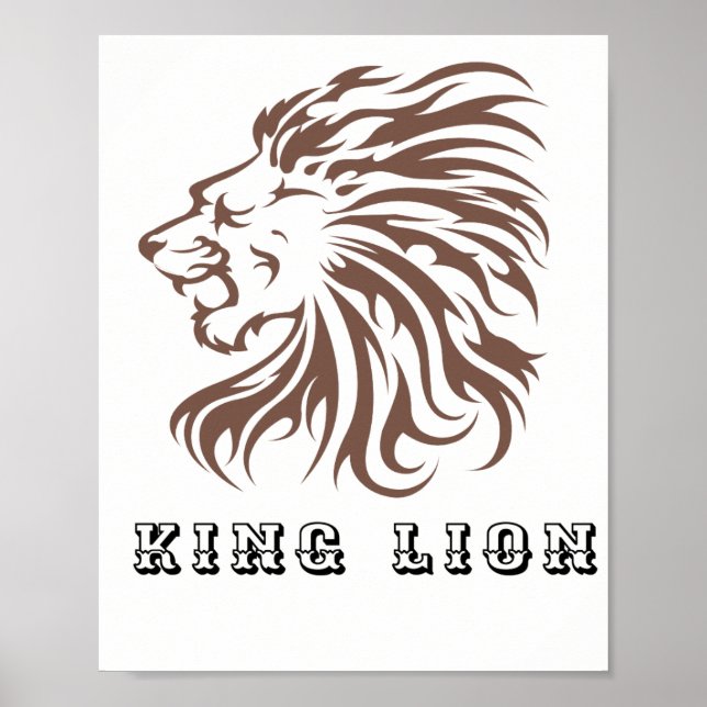 Affiche lion roi (Devant)