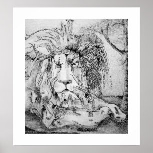 Affiche Lion royal