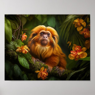 Affiche Lion Tamarin
