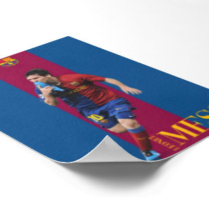 Affiche Lionel Messi Barcelone Icône Légendaire Baiser de 