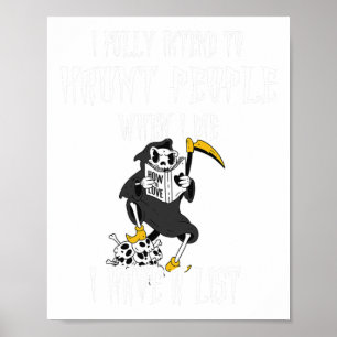 Affiche Lire J'Ai Pleinement L'Intention D'Haunt Les Gens 